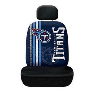 NFL Tennessee Titans Football Car Seat Cover Black 20 x 48 SLS